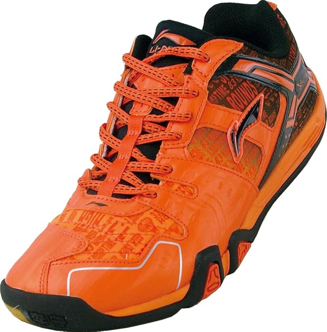 LI-NING リーニン バトミントンシューズ オレンジ 橙 イエロー 黄 楽天市場】LI-NING AYAP023 バドミントンシューズ(ユニ/メンズ